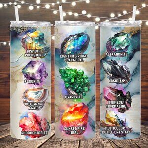 Crystal Metal Insulated Tumbler